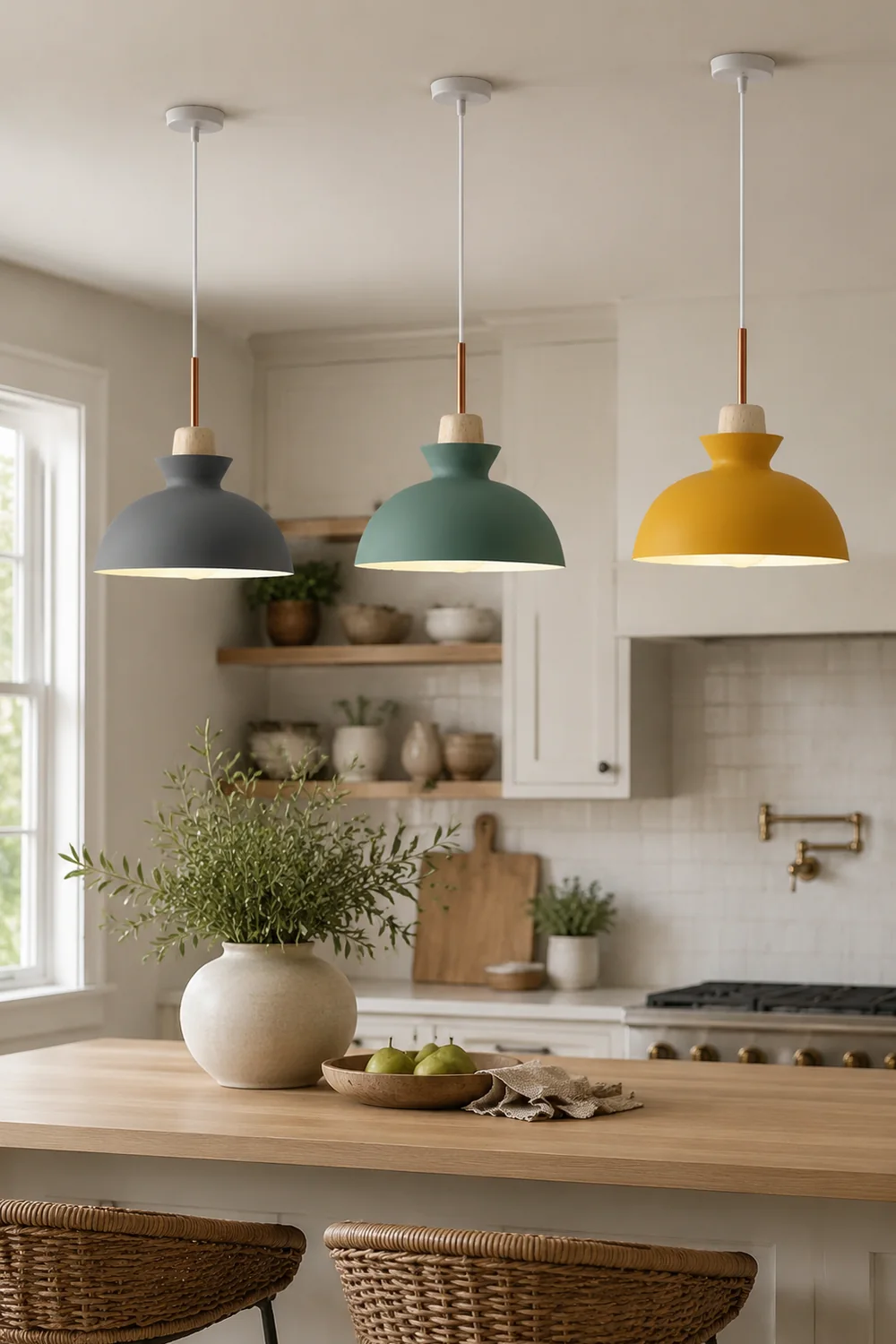 Morandi Pendant Light 3 Colors, 11" - Lumpaz