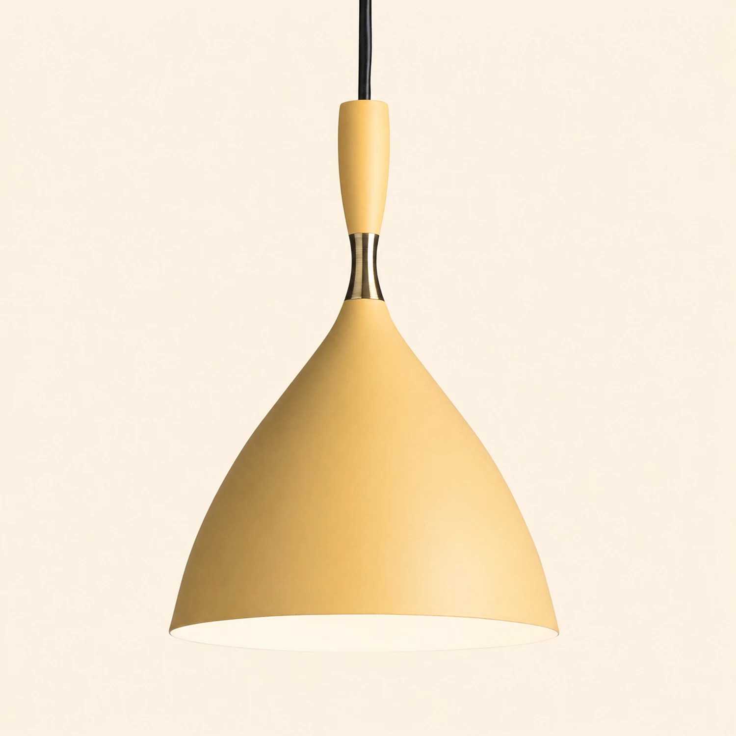 Morandi Metal Colorful Single Pendant Light Bedroom/Living Room - Lumpaz