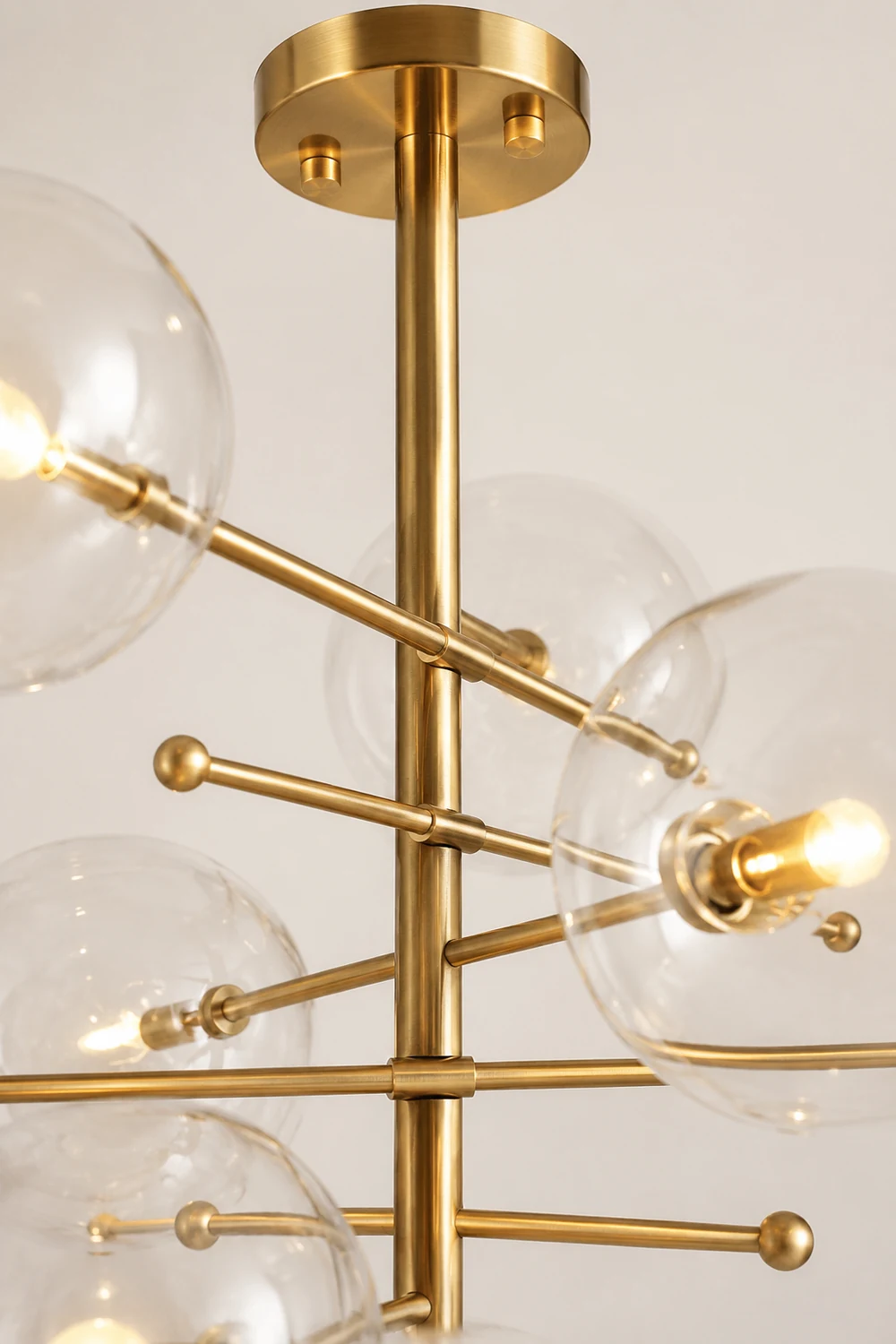 Valentina Modern Bubble  Pendant Light, Gold - Lumpaz