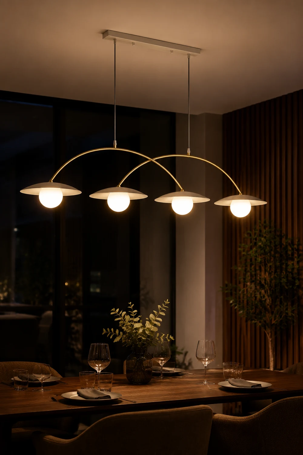 Carins Metal Cluster Pendant Light, 31.5"/46.8" - Lumpaz