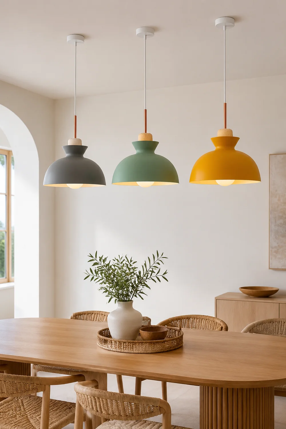 Morandi Pendant Light 3 Colors, 11" - Lumpaz
