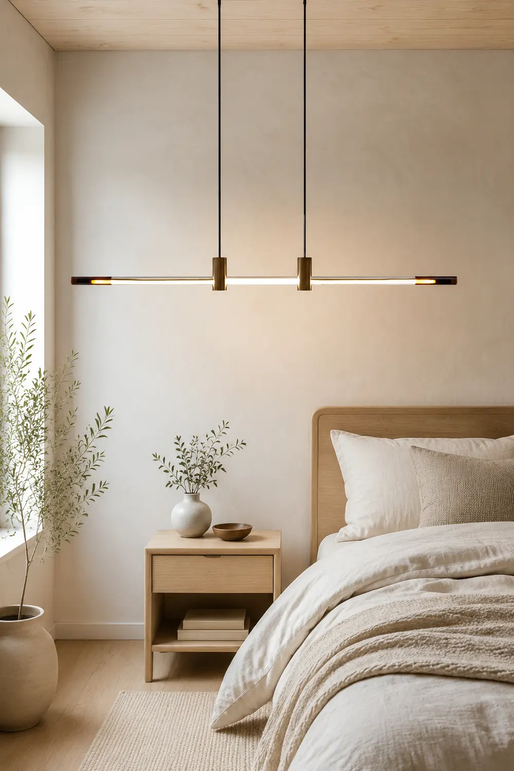 Minimalist Linear Dining Room/Bar Pendant Light - Lumpaz