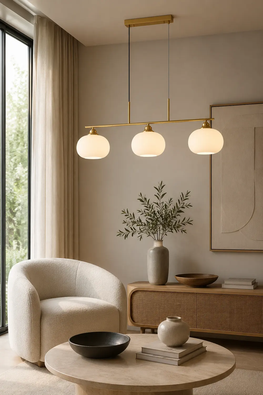 Hailie Modern Nordic Simple Pendant Light, Black/Gold - Lumpaz