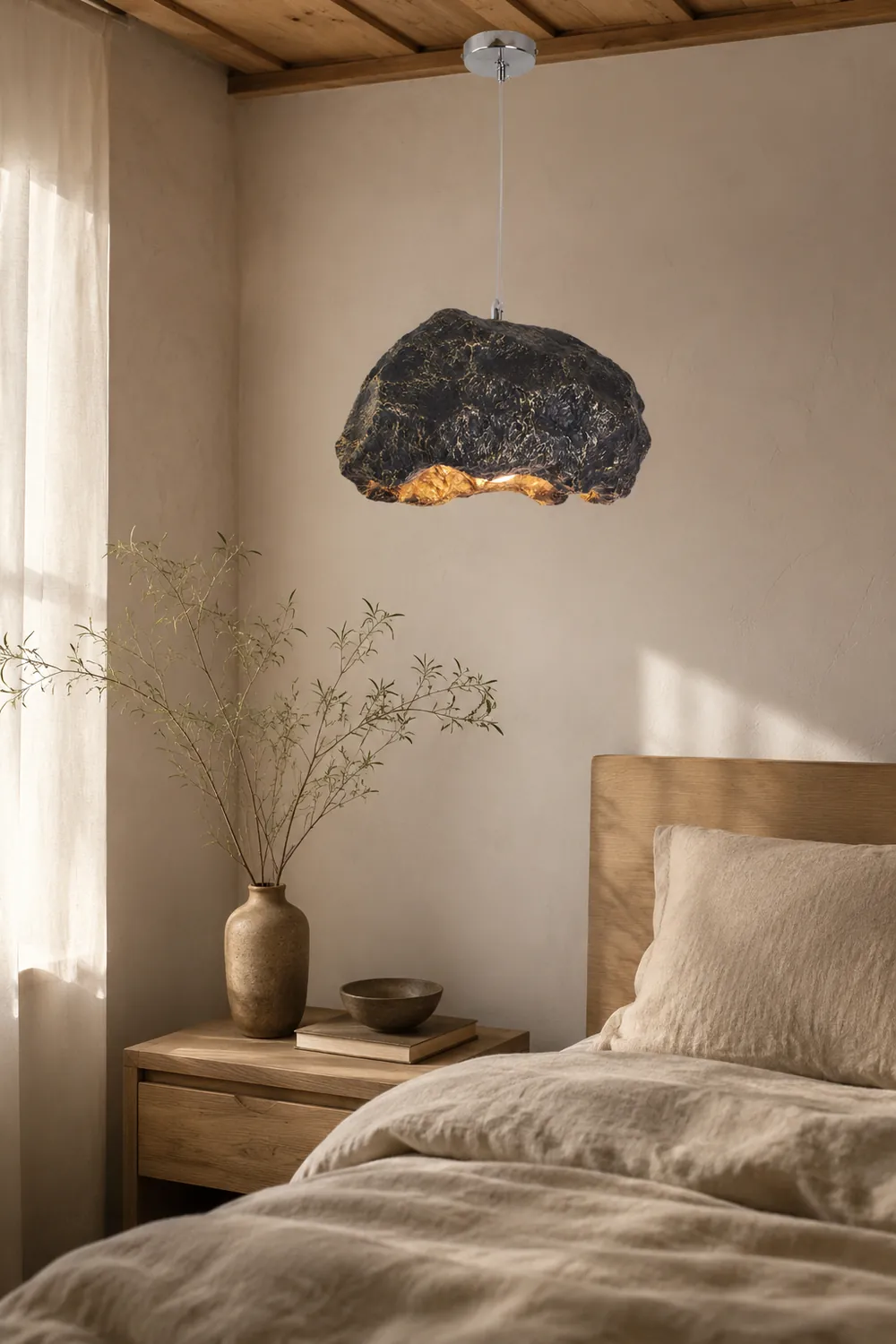 Byers Wabi Sabi Irregular Shape Pendant Light 4 Color Living Room - Lumpaz