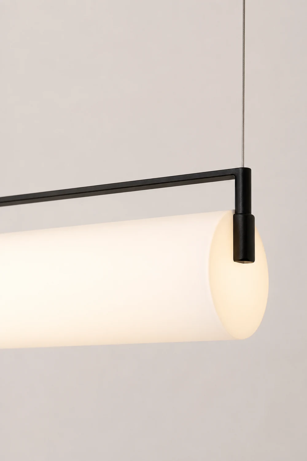 Edge Desinger Cylindrical Shape Linear Pendant Light, 36.6"/48" - Lumpaz