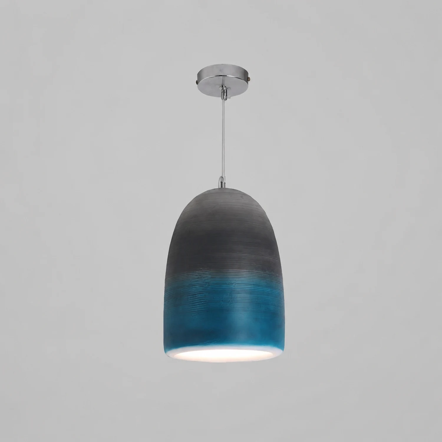 Zaid Rock Art Deco Pendant Light, 3 Color - Lumpaz
