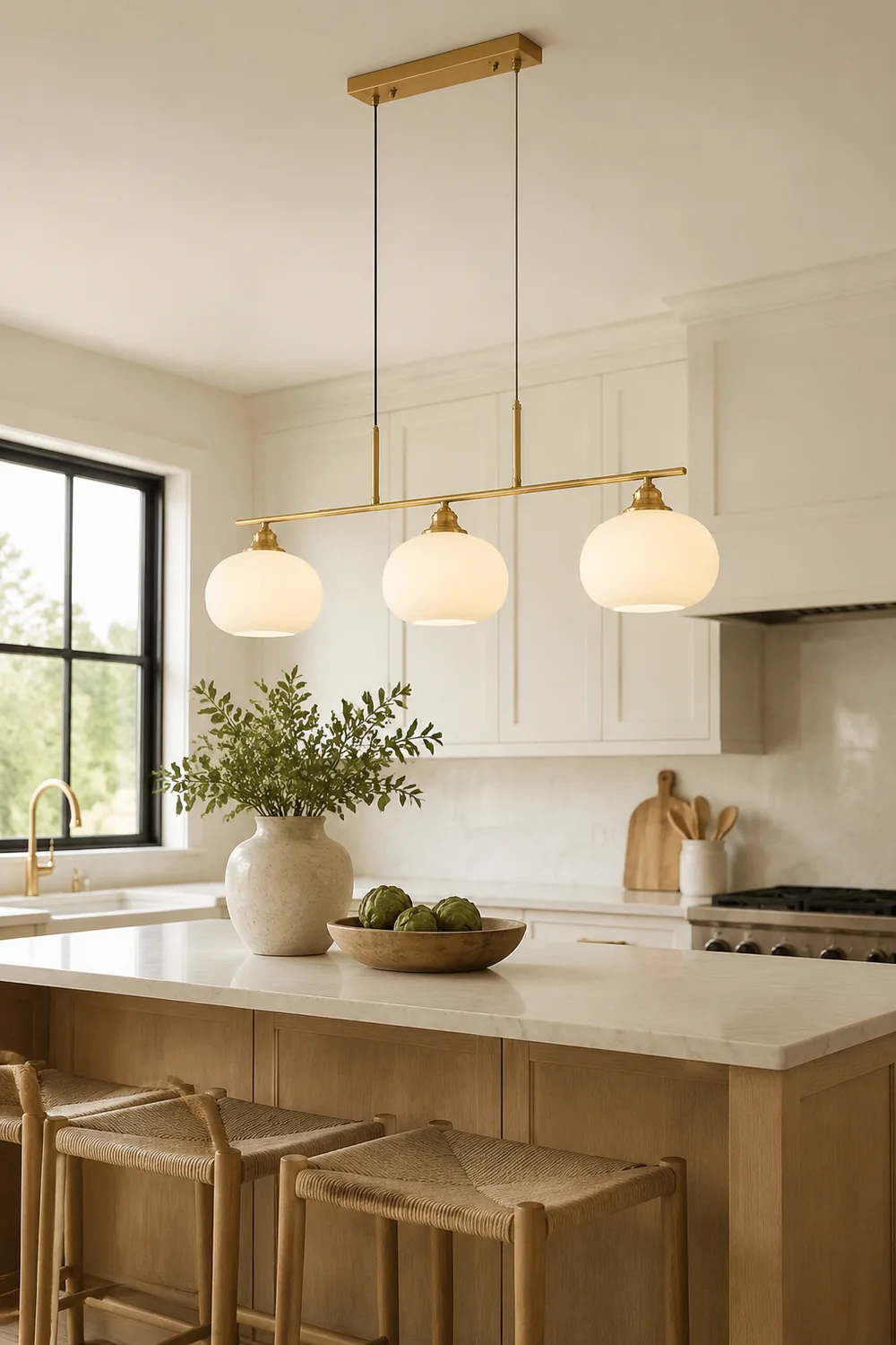 Hailie Modern Nordic Simple Pendant Light, Black/Gold - Lumpaz
