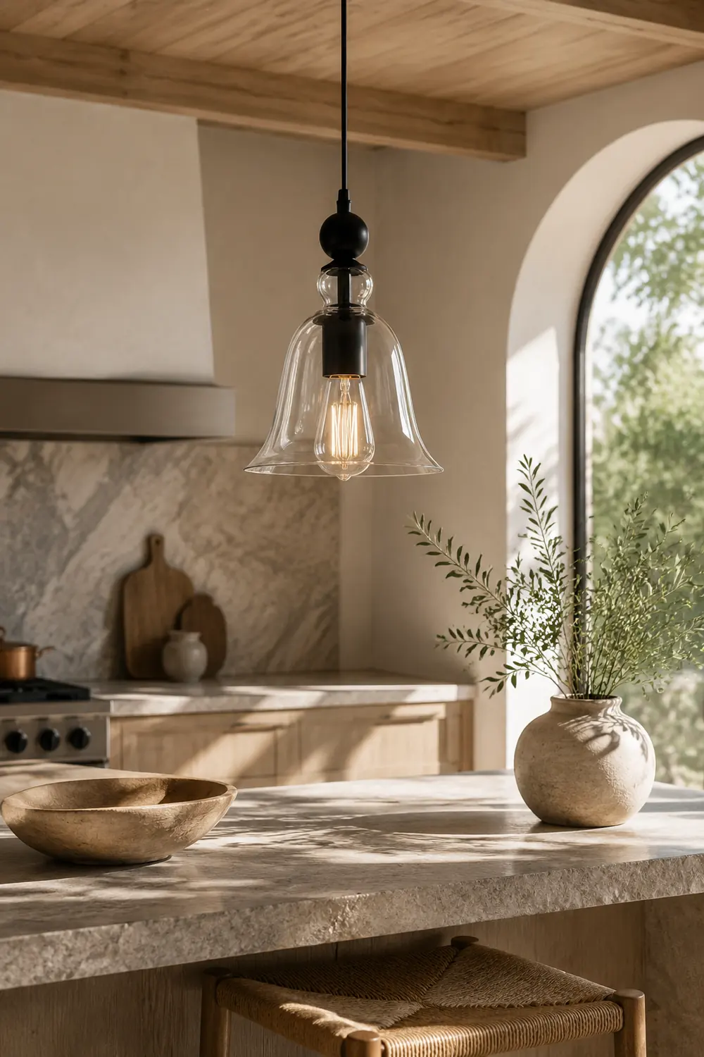 Cooley Vintage Industrial Bell Pendant Light - Lumpaz
