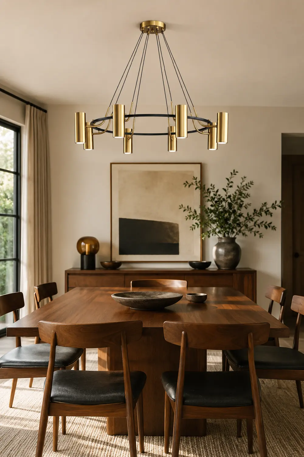 Weiss Modern Spotlight Metal Pendant Light, Gold - Lumpaz