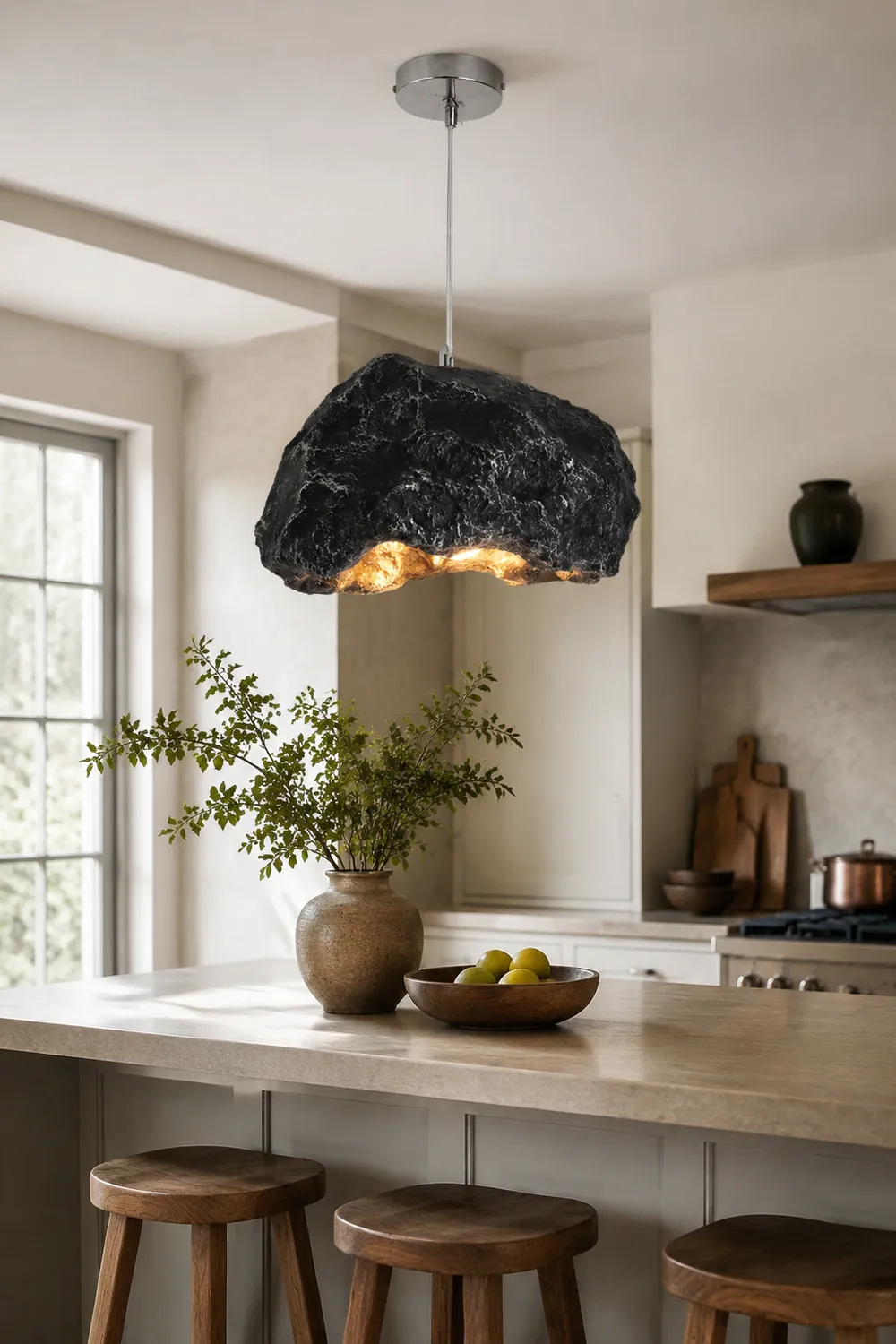 Byers Wabi Sabi Irregular Shape Pendant Light 4 Color Living Room - Lumpaz