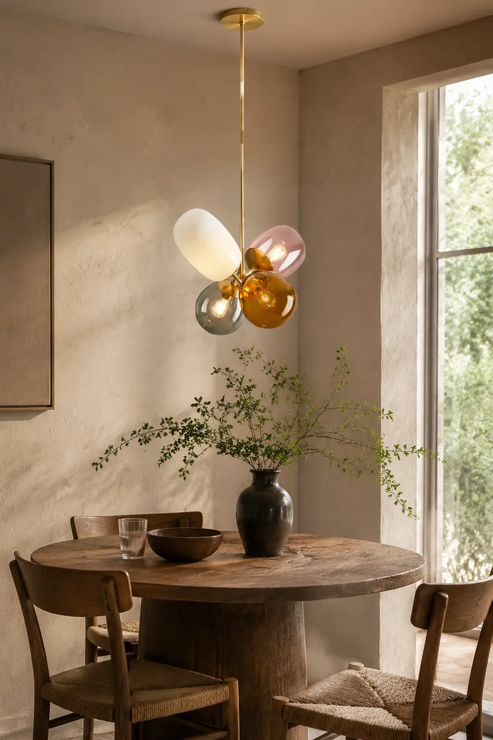 Morandi Colorful Balloon Glass Creative Pendant Light - Lumpaz