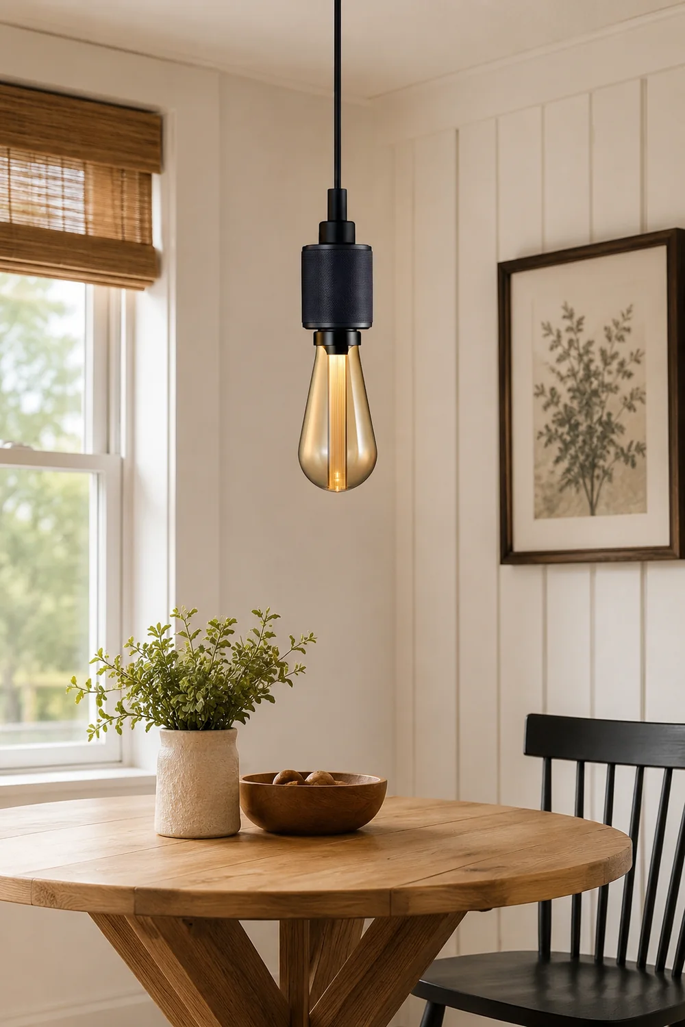 Cooley Modern Bulb Industrial Metal Pendant Light, Black/Copper/Gold/Silver - Lumpaz