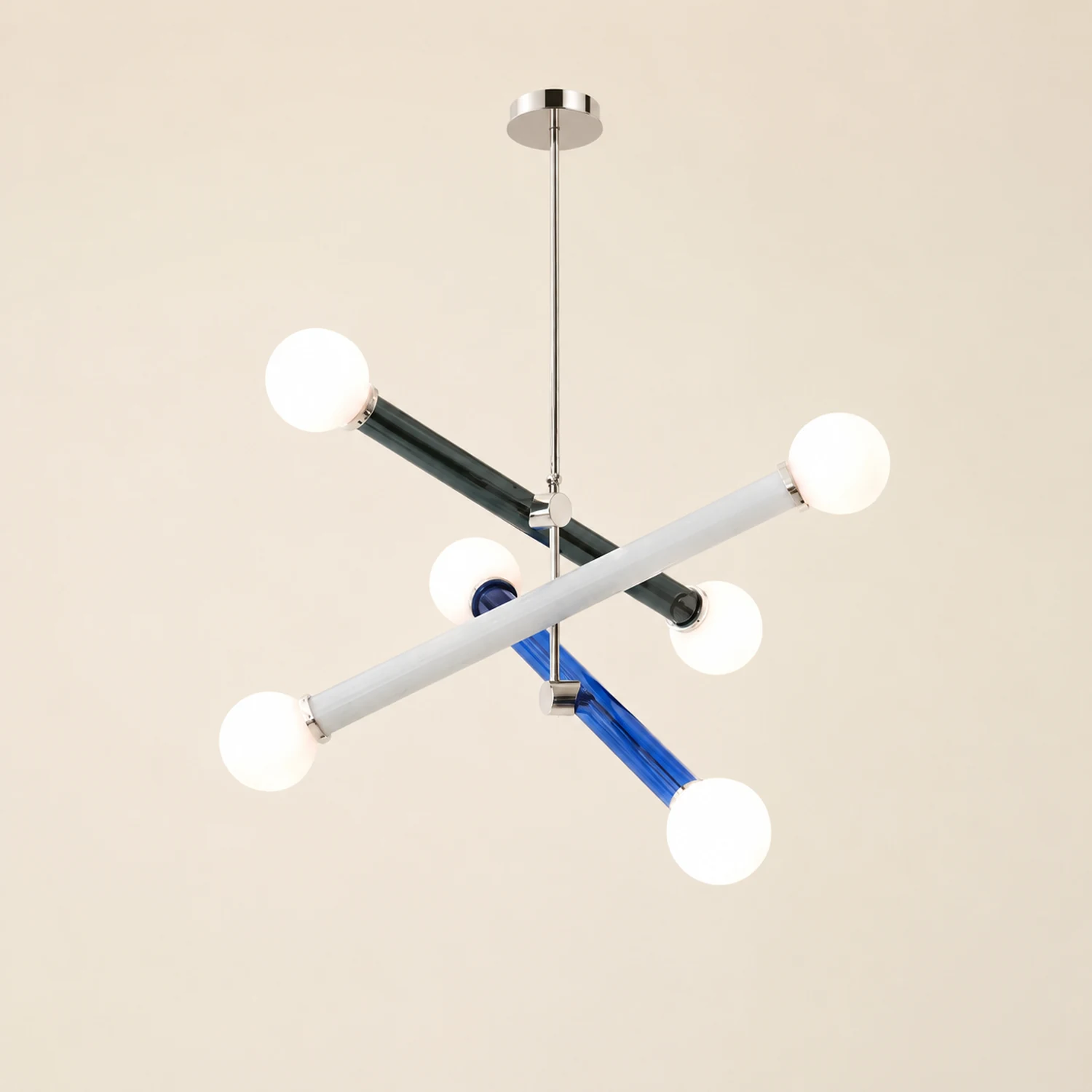 Avi Modern Metal/Glass Creative Children Bedroom Pendant Light Adjustable - Lumpaz