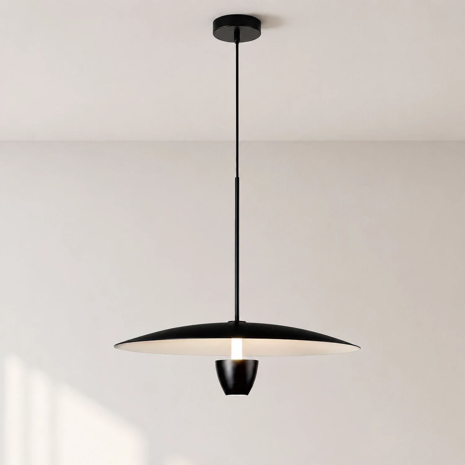 Carins Modern Nordic Metal Pendant Light, Black - Lumpaz