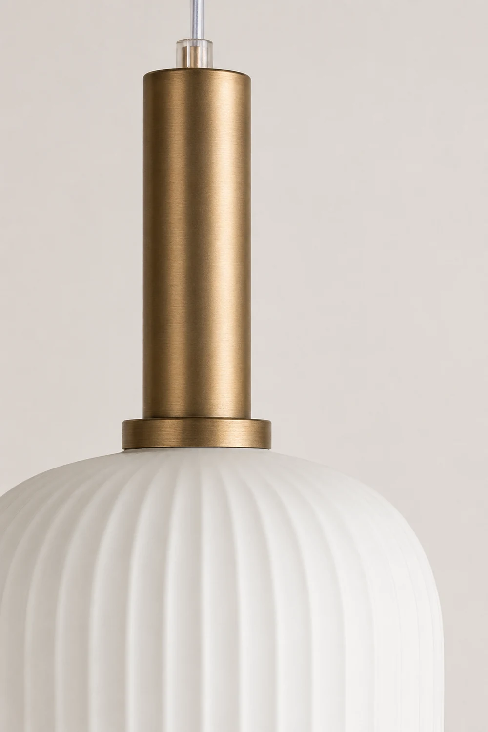 Hailie Morden Bubble Glass Pendant Light, White, Bedroom - Lumpaz