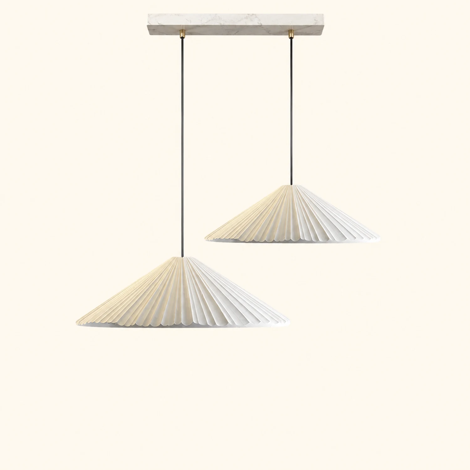 Cairns Modern Nordic Triangle Metal/Resin Pendant Light, White/Pink/Blue - Lumpaz
