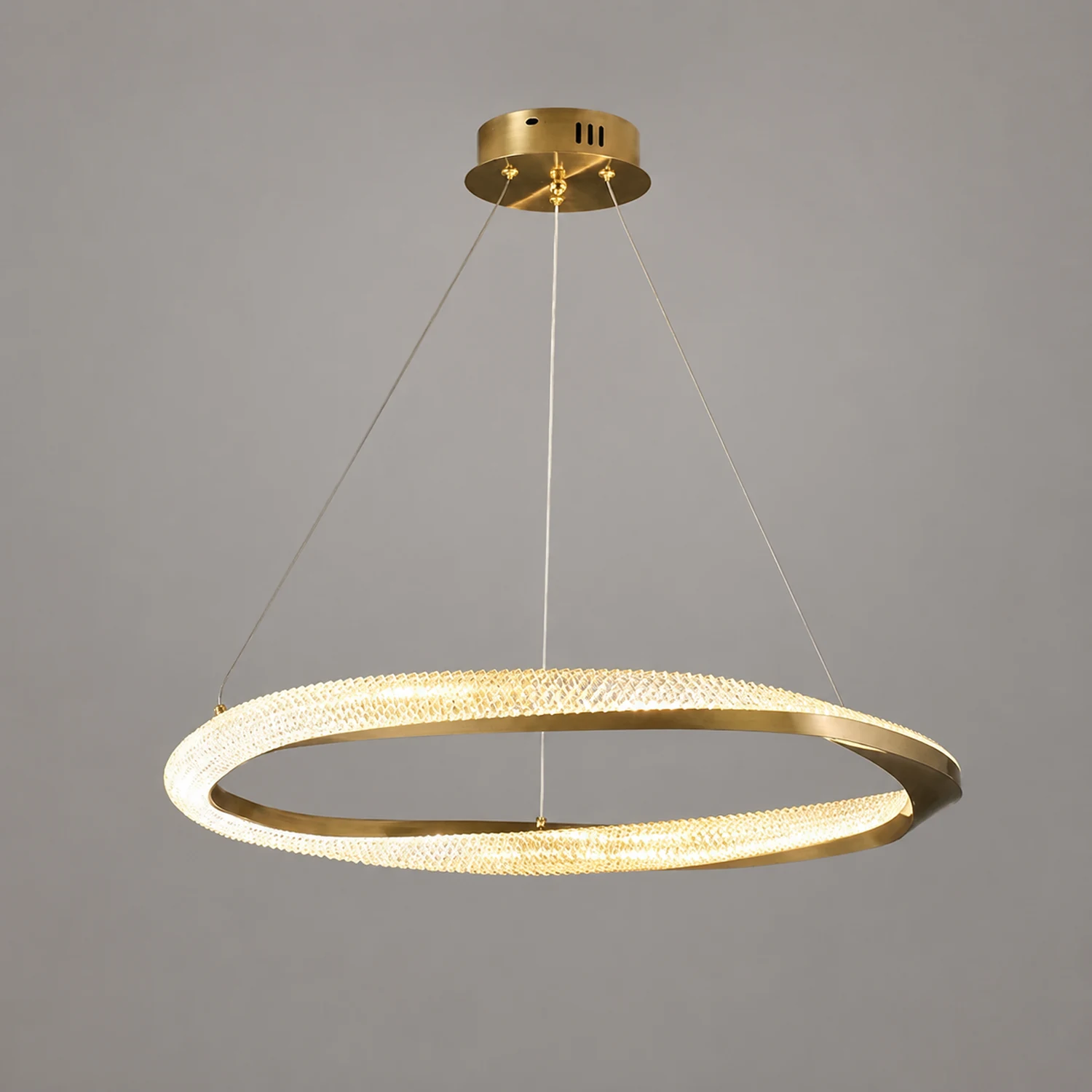 Kirsten Pendant Light, Aluminium & Arcylic, 1/2 Rings, 2 Color - Lumpaz