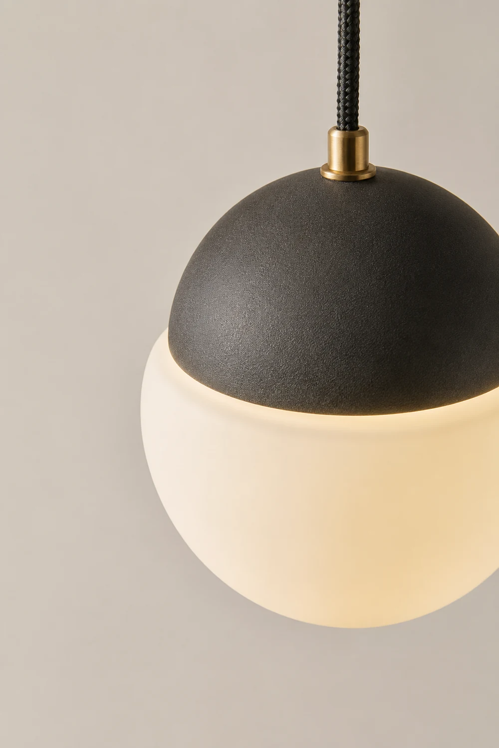Cement Eclipse Pendant Lamp - Lumpaz