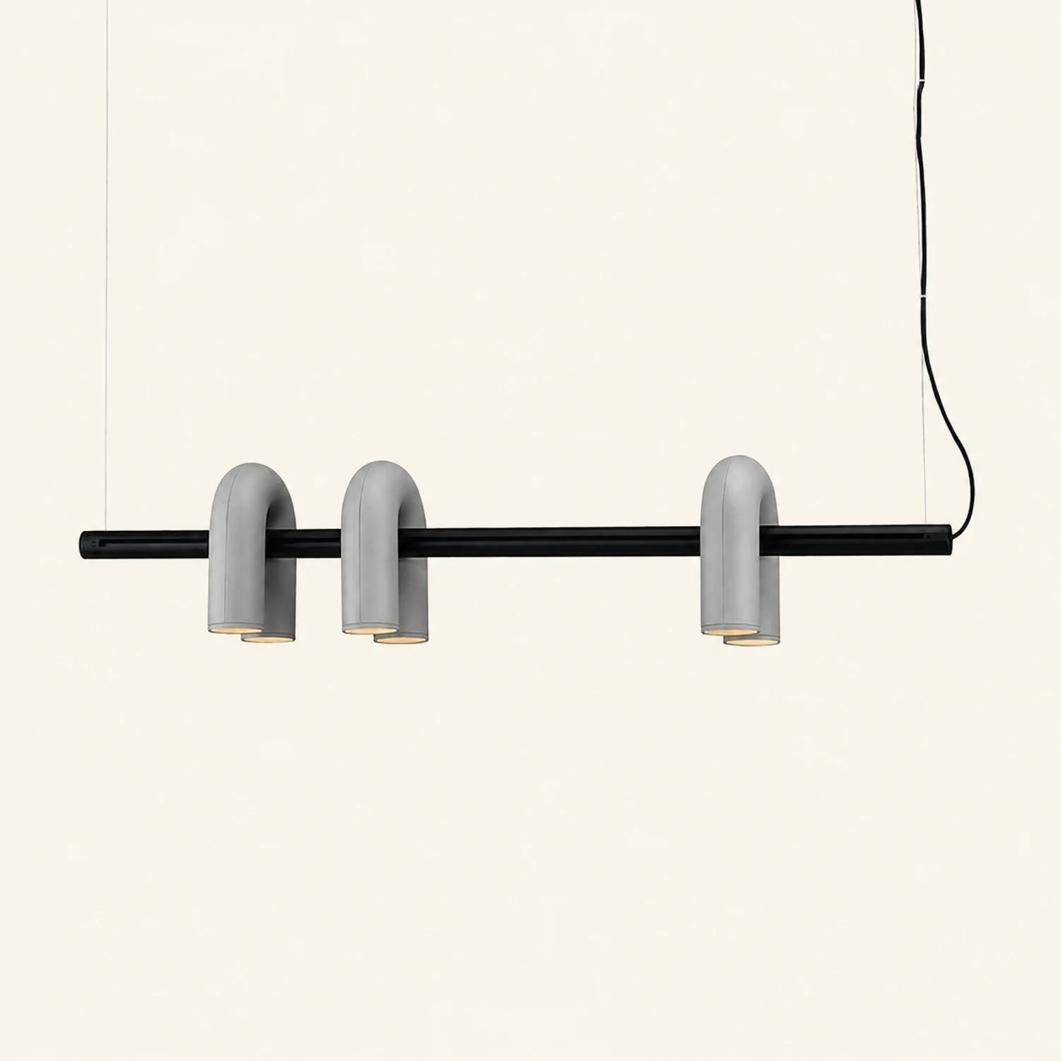 Felix Modern Pendant Light Linear with 3 U-Shaped Light - Lumpaz