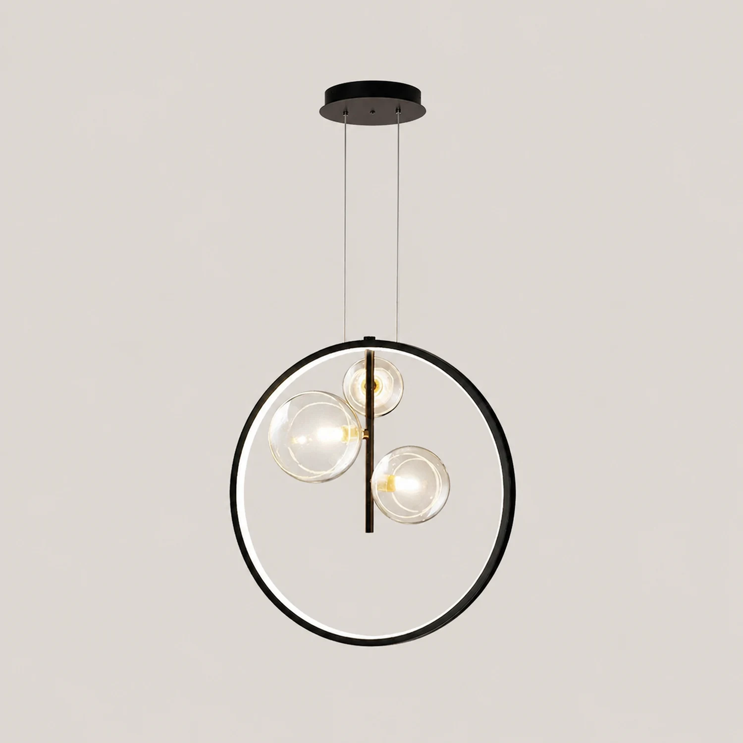 Nordic Glass Bubbles LED Modern Pendant Light For Dining Room - Lumpaz