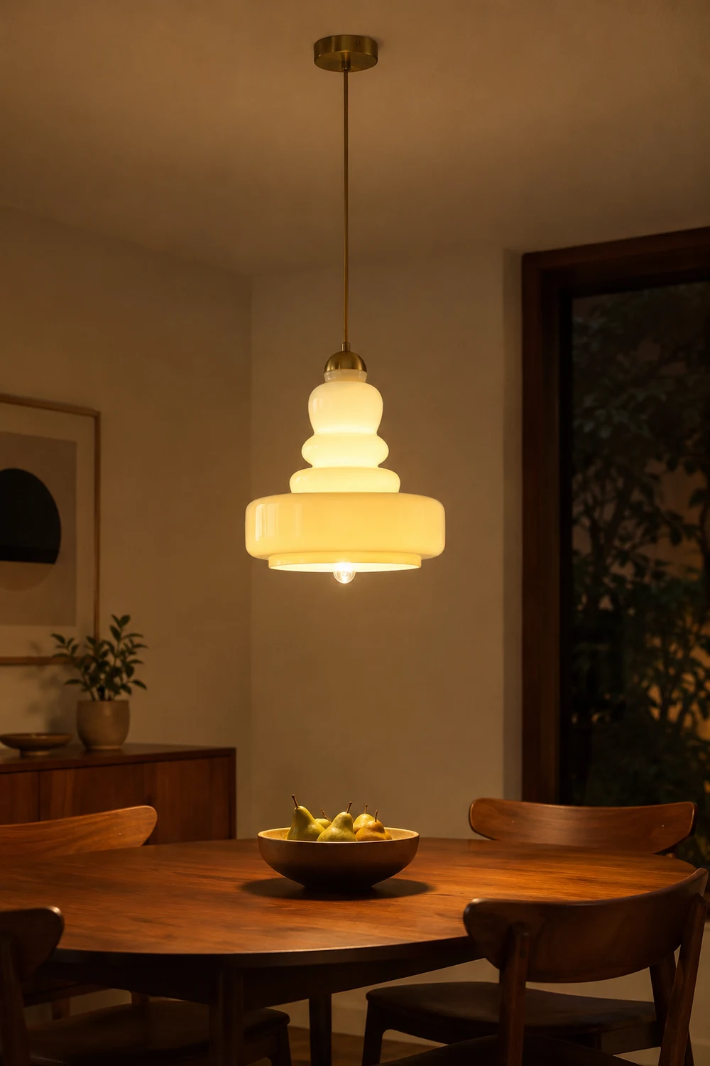 Schoolhouse Glass Pendant Light - Lumpaz