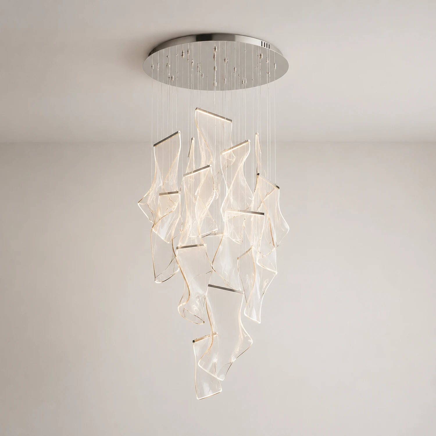 Acrylic LED Chandelier - Lumpaz