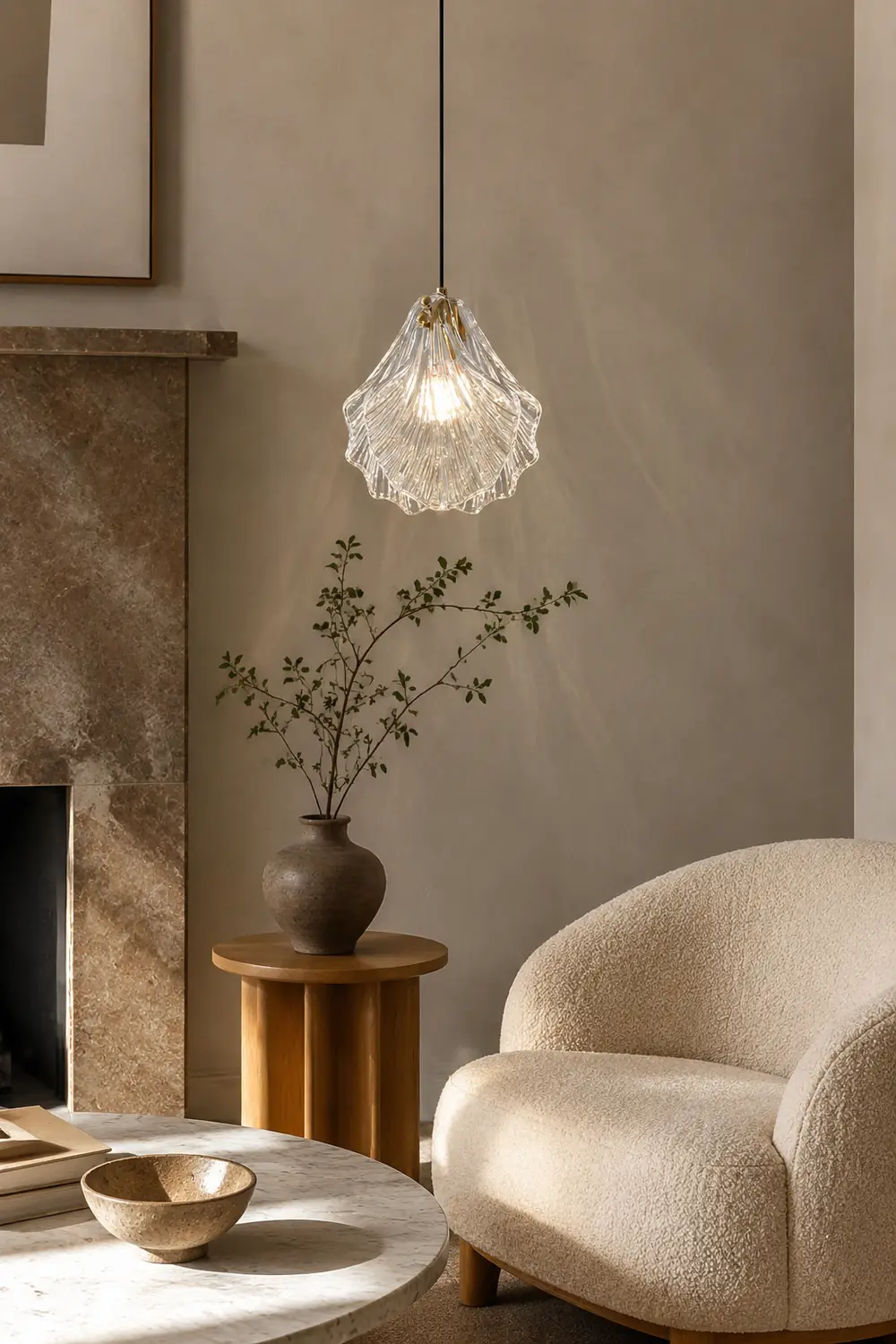 Shell Mini Pendant Light - Lumpaz