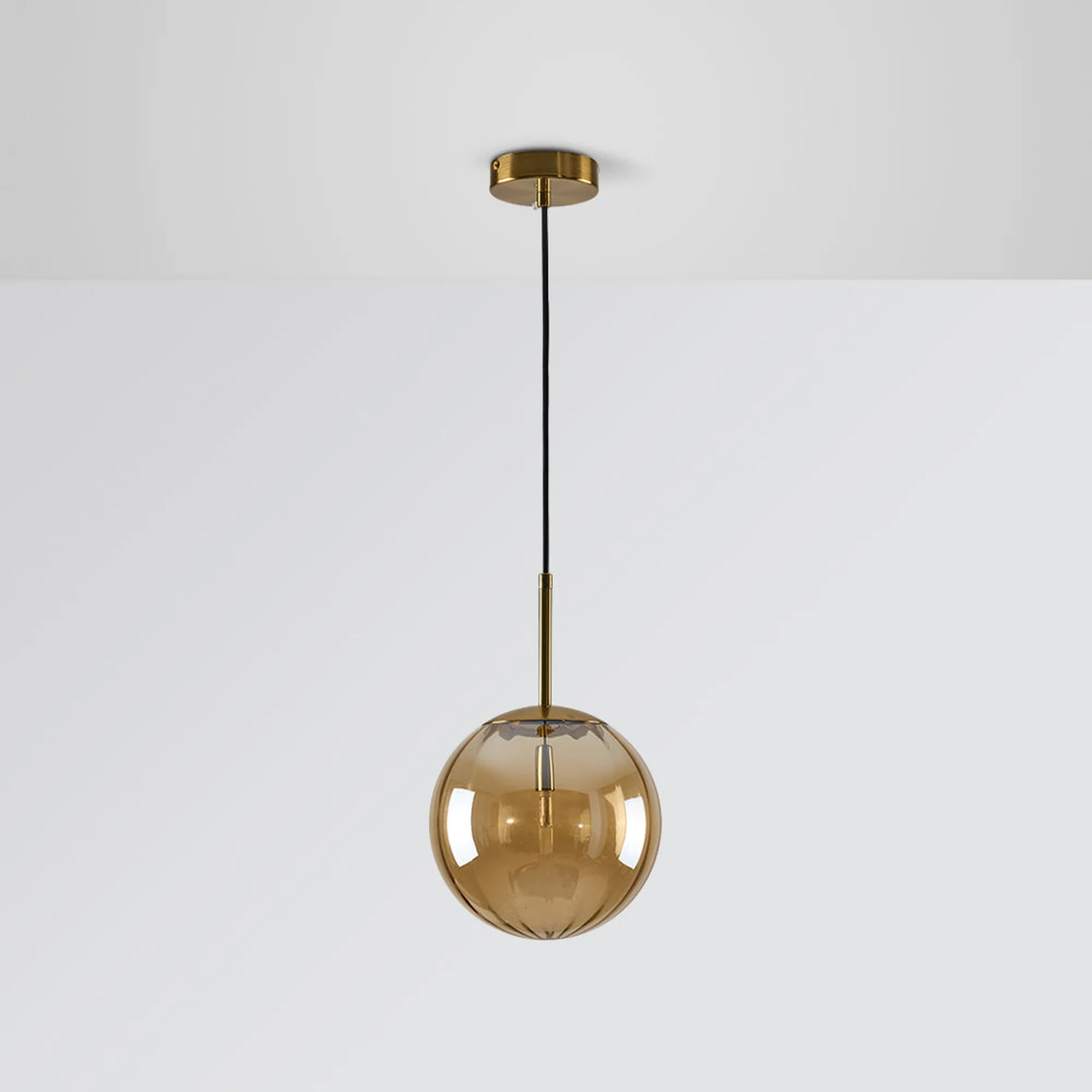 Hailie Modern Pendant Light Clear Bubble Gradient, Glass - Lumpaz
