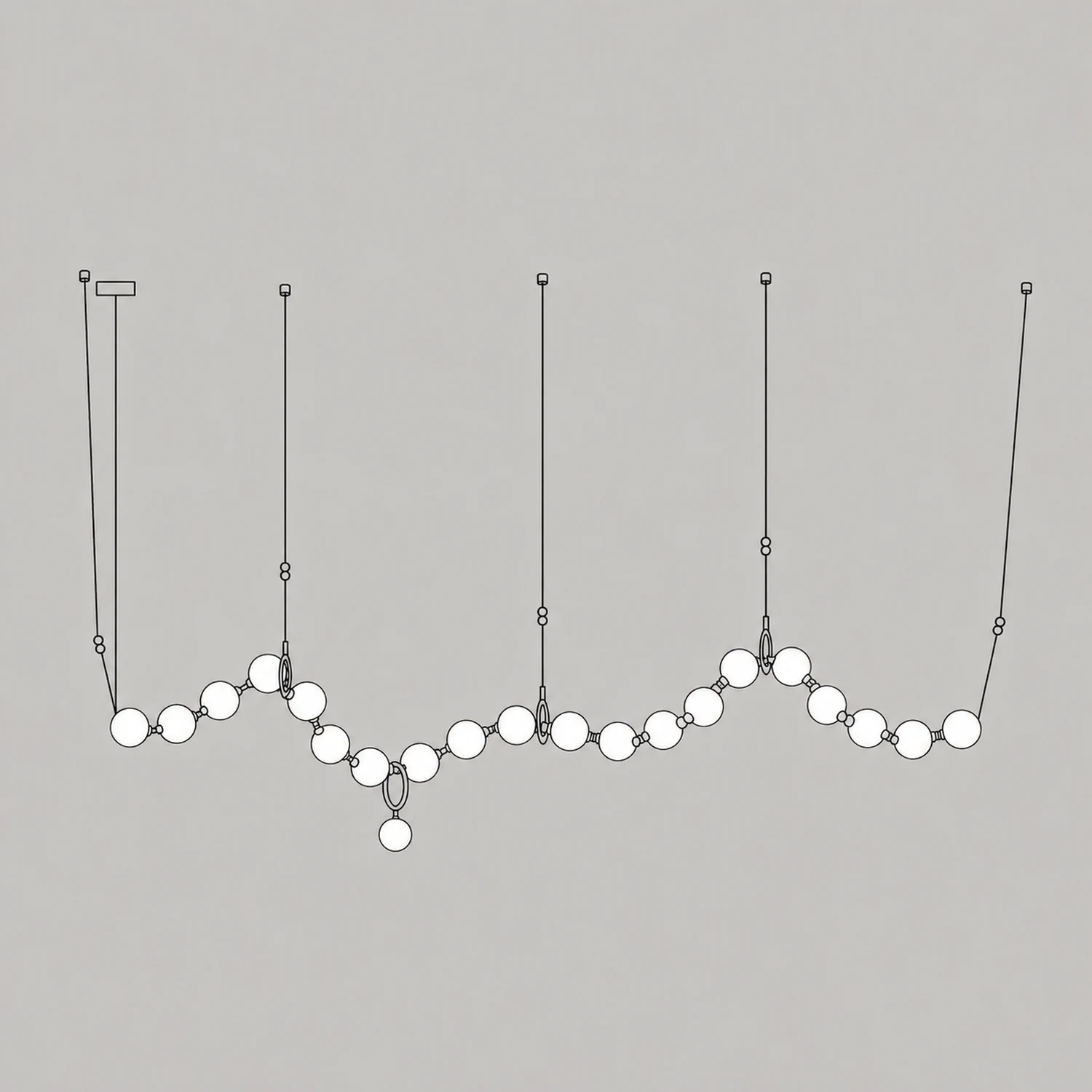 Necklace LED Pendant Lamp - Lumpaz