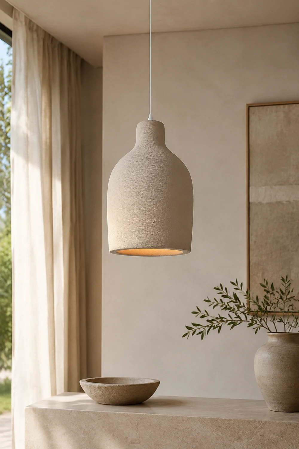 Barrel Shape Pendant Light - Lumpaz