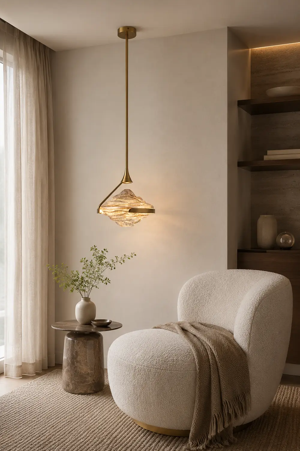 Diamond Crystal Pendant Lamp - Lumpaz