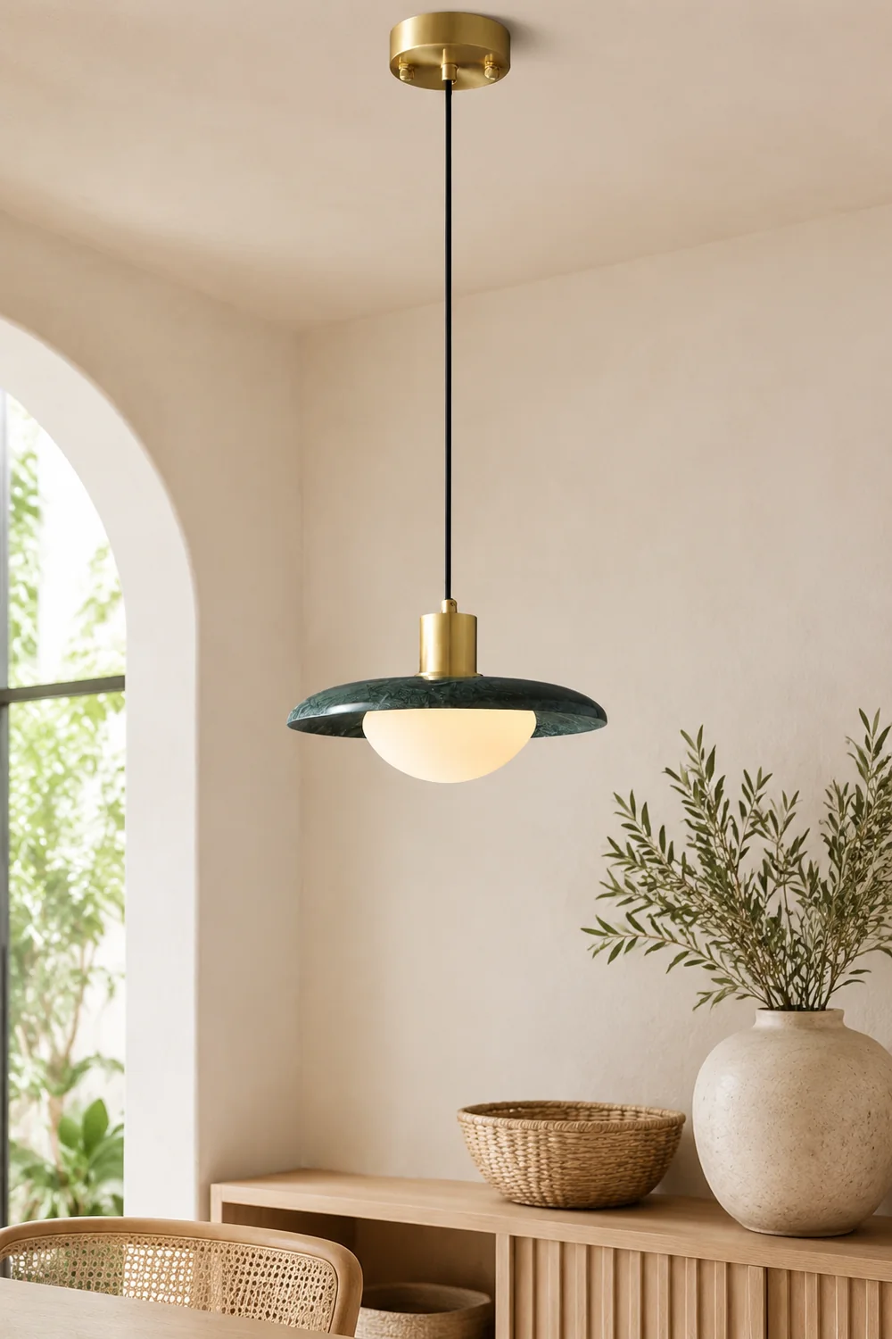 Arundel Mushroom Pendant Light - Lumpaz
