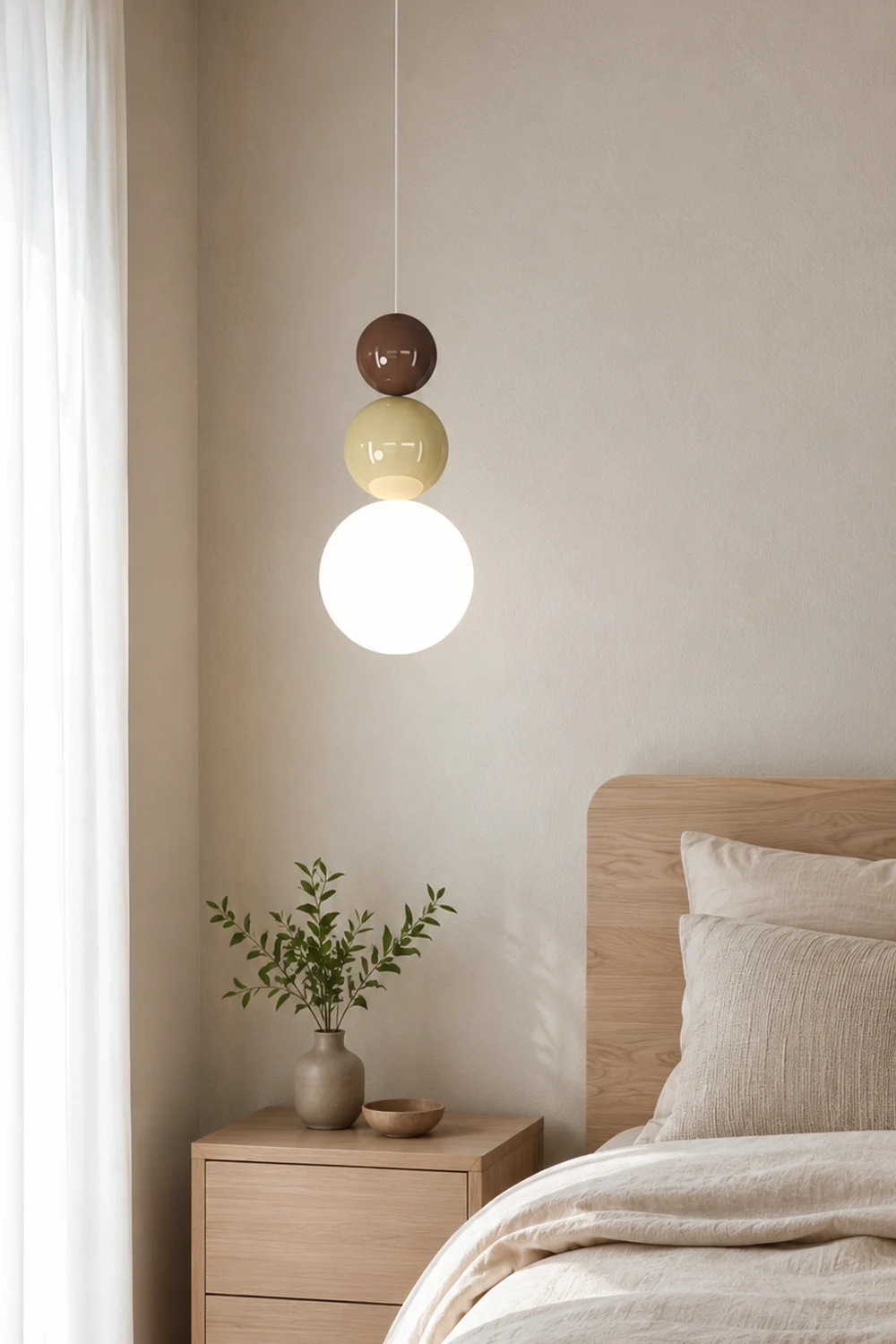Acrylic Three Ball Pendant Lamp - Lumpaz