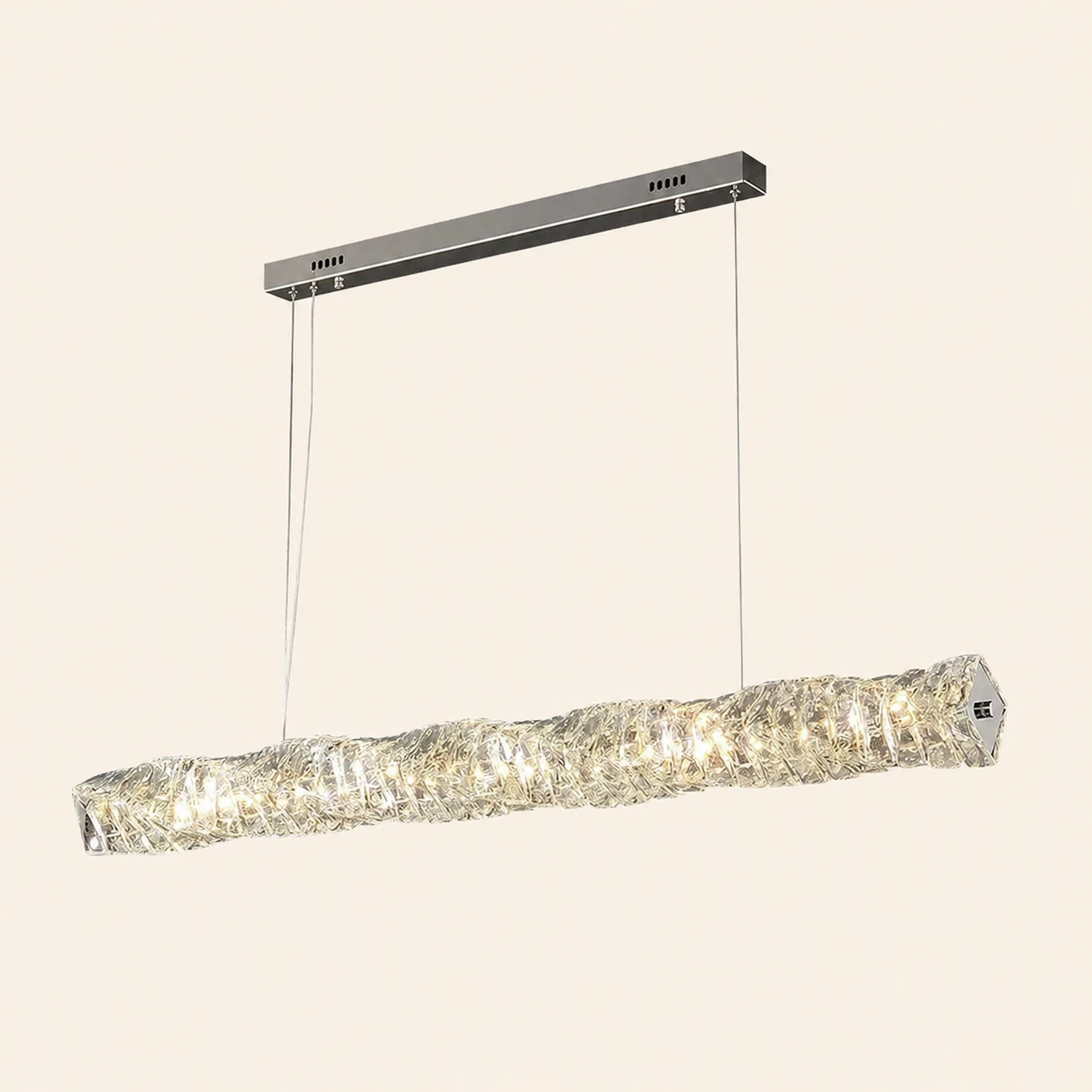 Long Crystal Pendant Lamp - Lumpaz