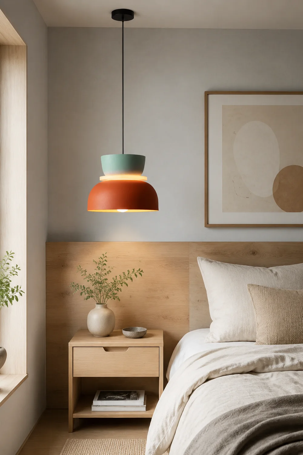 Morandi Pendant Light, Island, Contrast Color, Industrial - Lumpaz