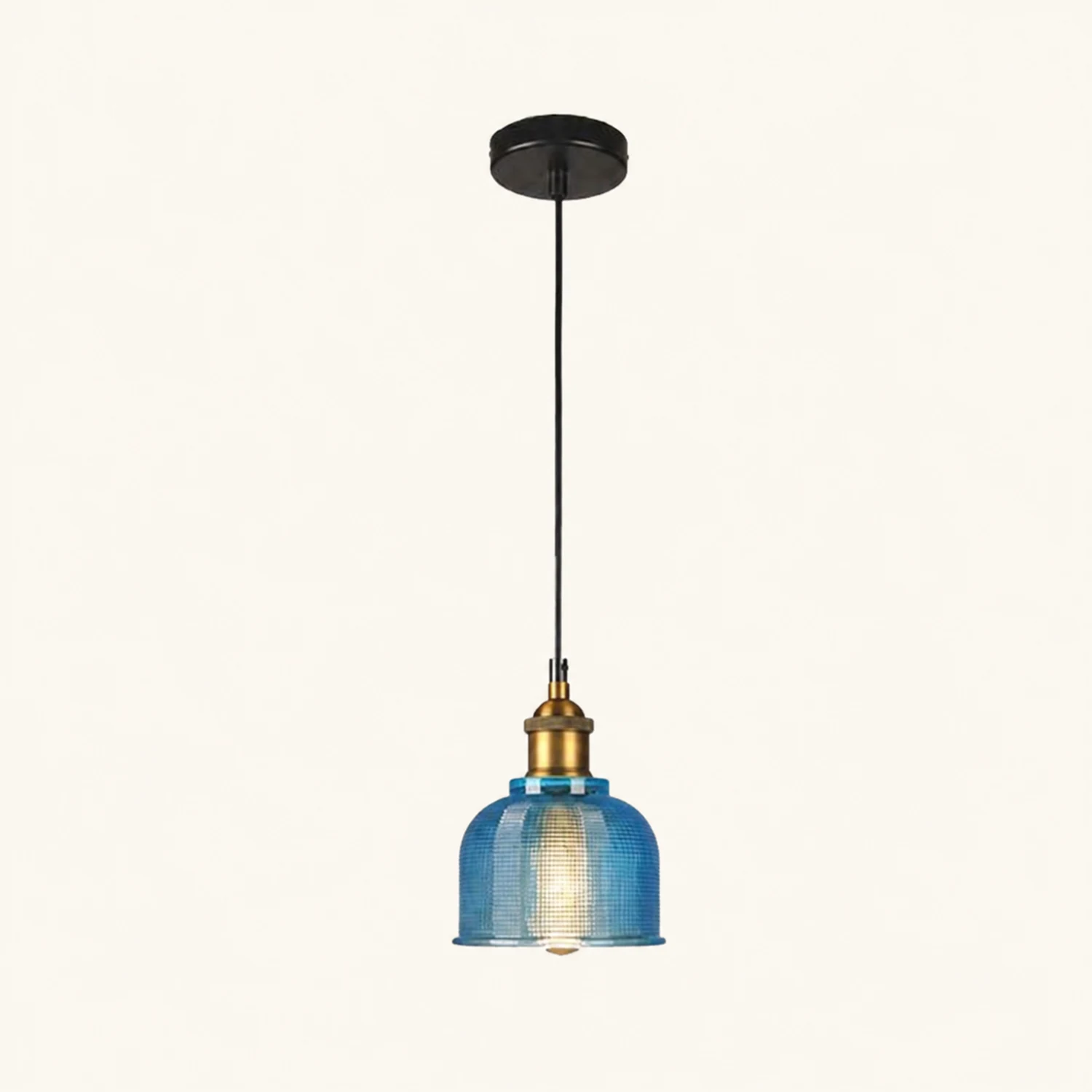 Hailie Glass Art Deco Pendant Lights,Colorful - Lumpaz