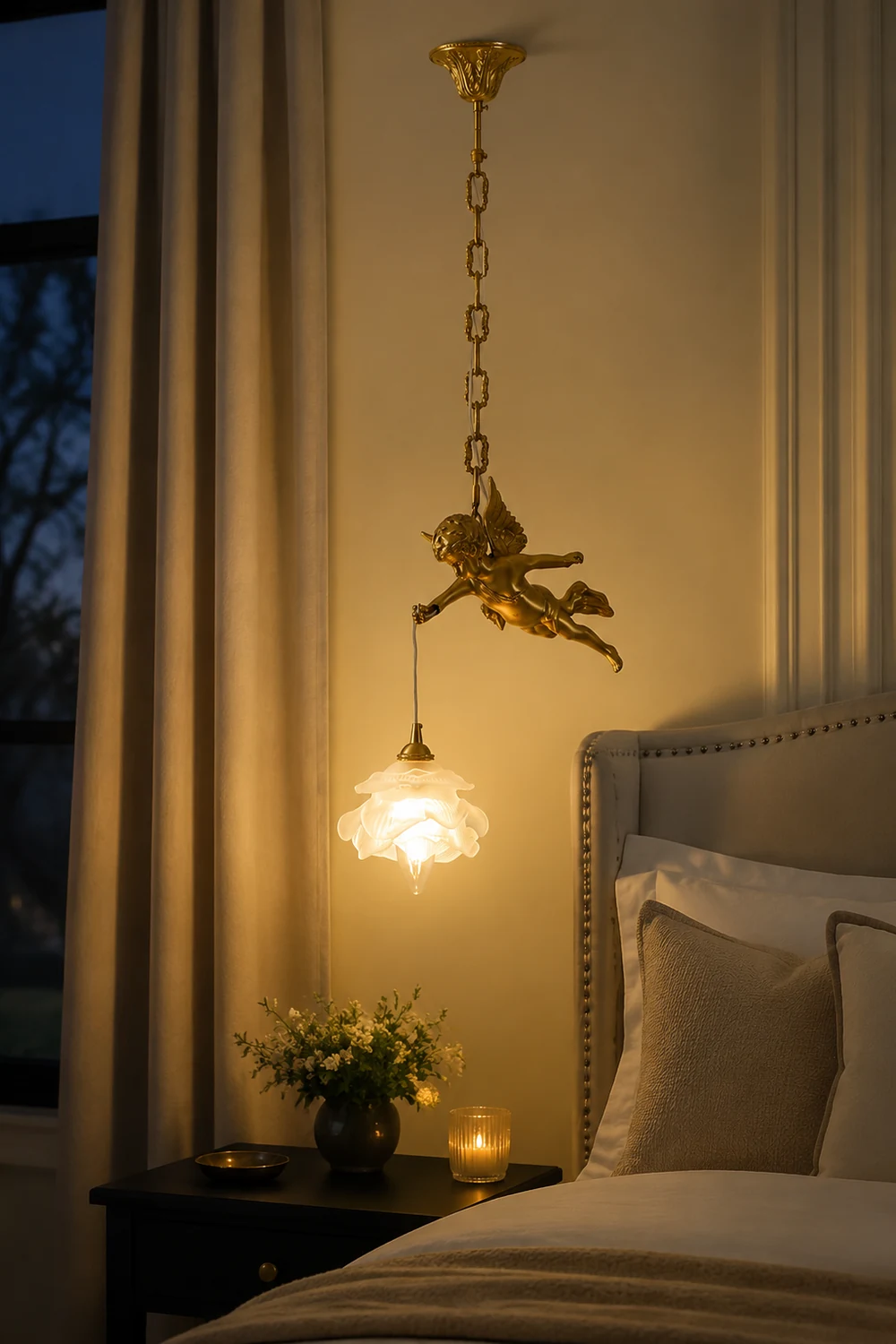 Vintage Angel Pendant Light - Lumpaz