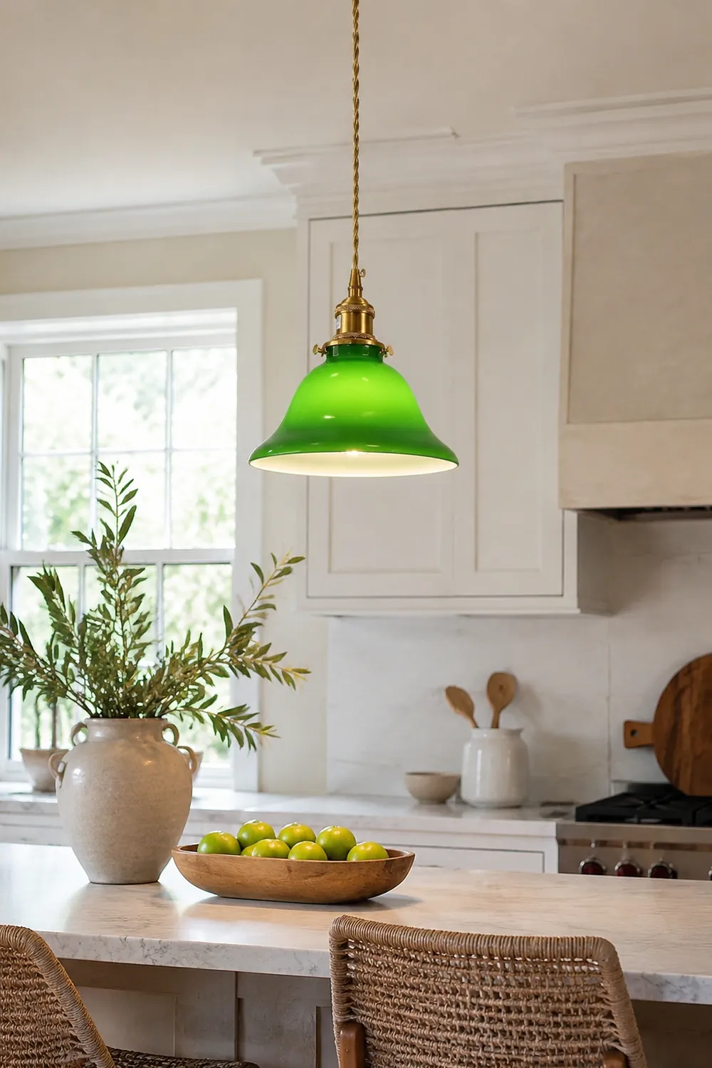 Green Bell Pendant Light - Lumpaz
