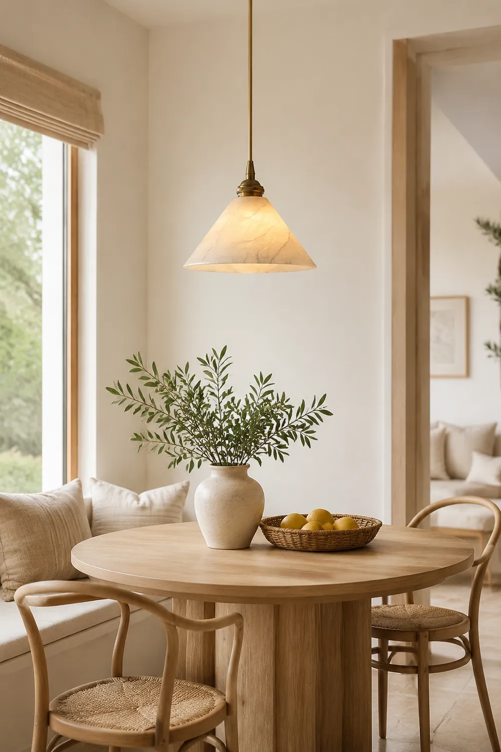 Conical Brass Pendant Lamp - Lumpaz