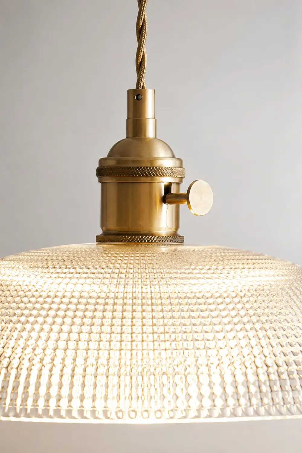 Ribbed Spiral Pendant Light - Lumpaz