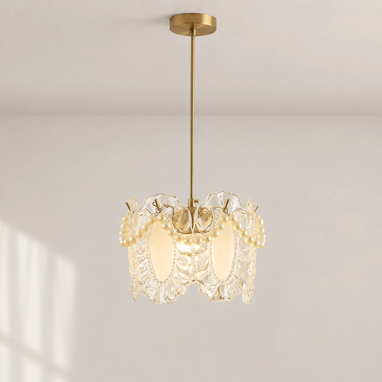 Floral Glass Pendant Lamp - Lumpaz