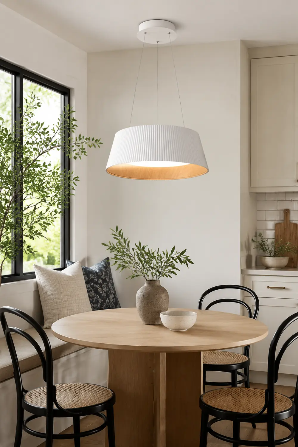 Modern Ribbed Pendant Light - Lumpaz