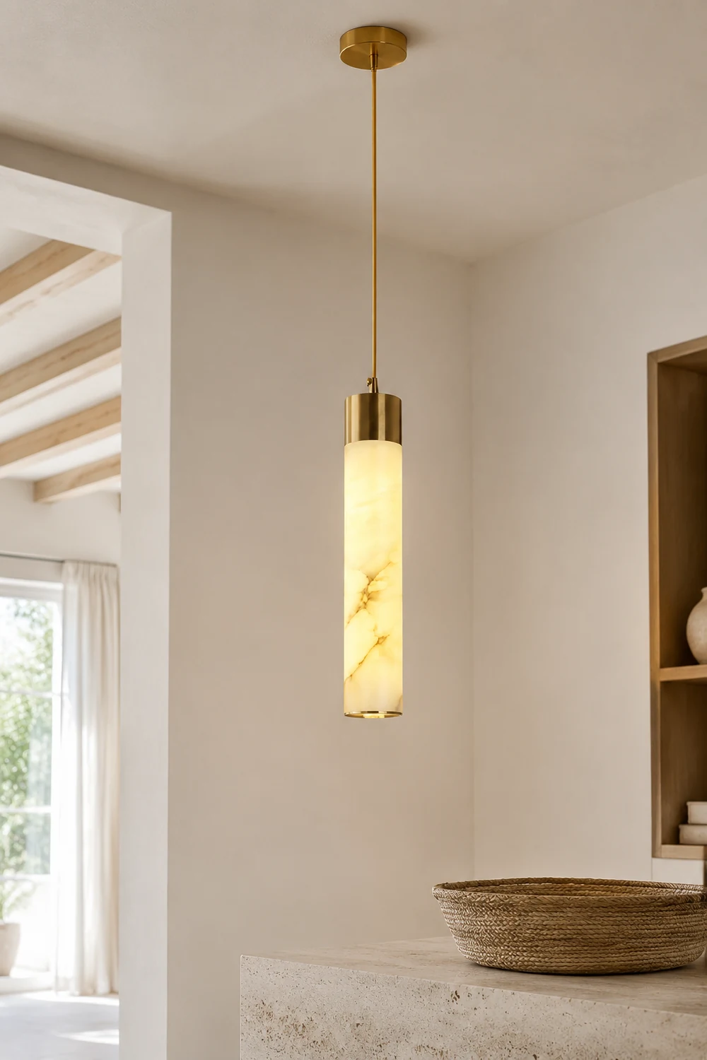 Tala Brass Pendant Lamp - Lumpaz