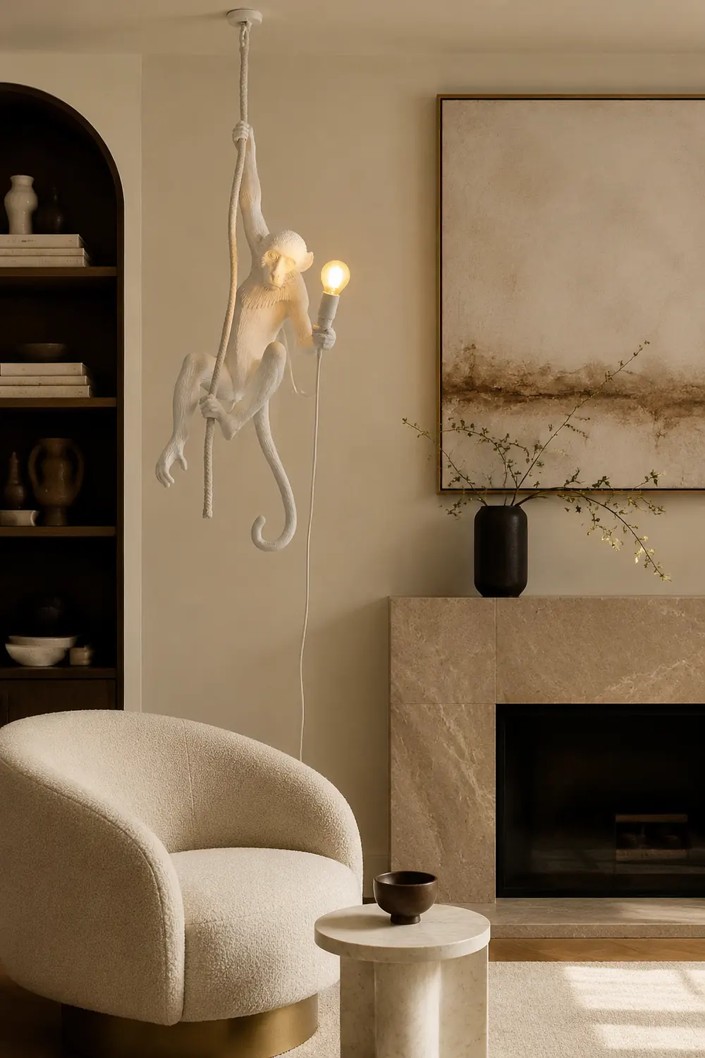 Monkey Pendant Lamp - Lumpaz