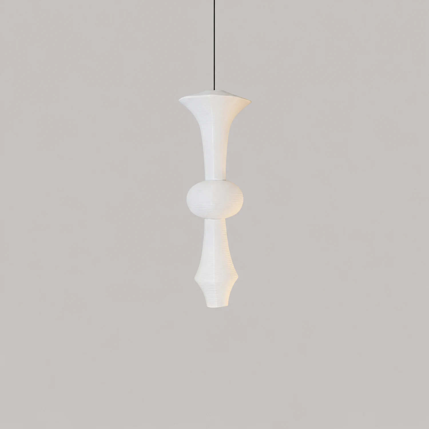 Washi Paper E Pendant Light - Lumpaz