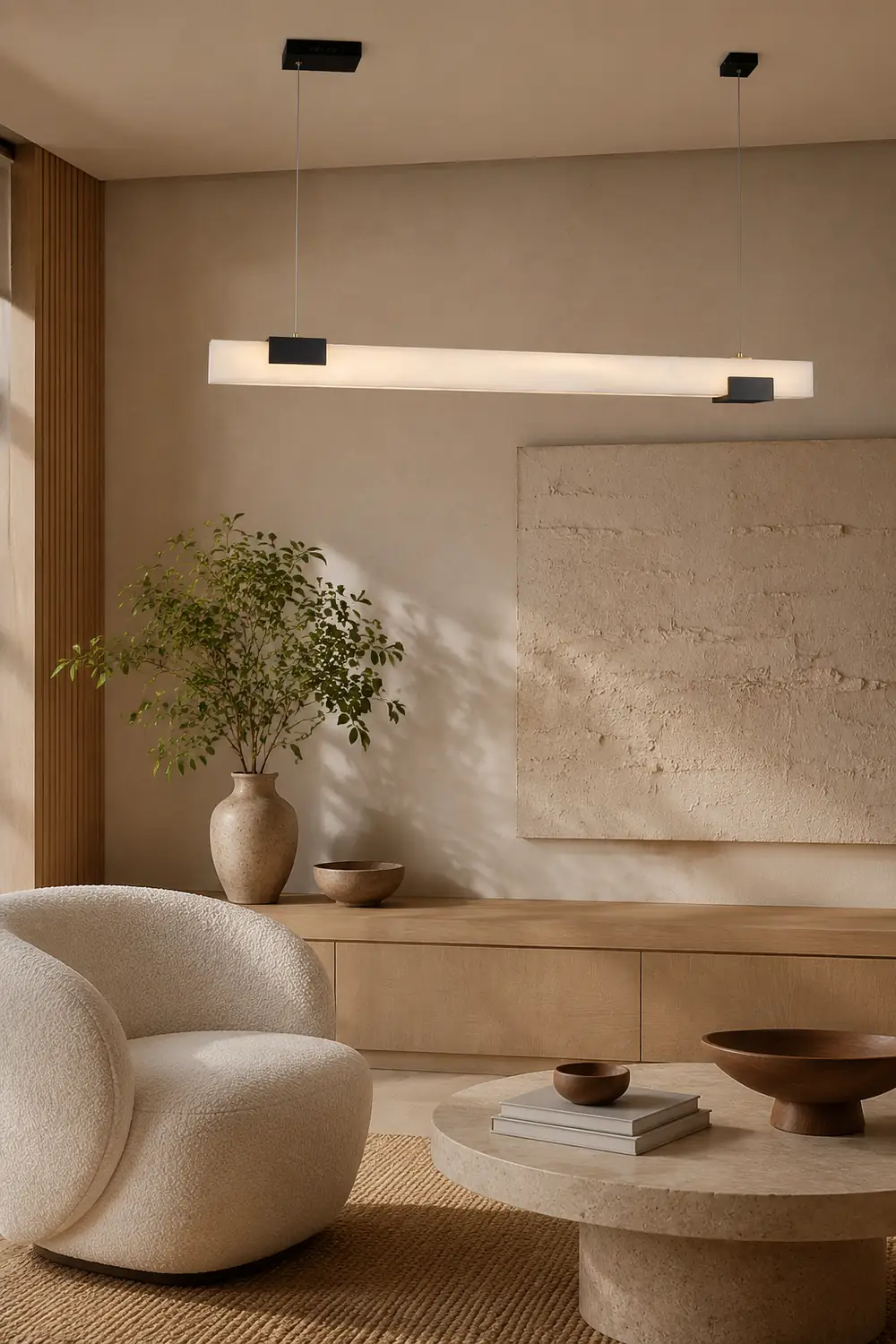 Cary Alabaster Pendant Light - Lumpaz