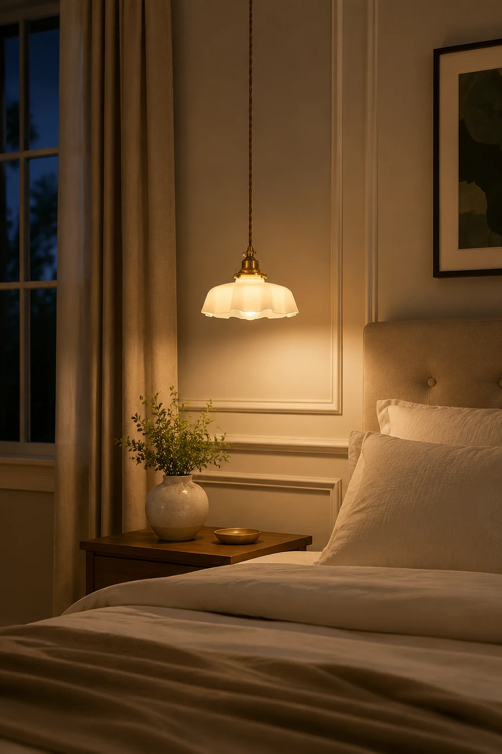 French Flower Pendant Light - Lumpaz