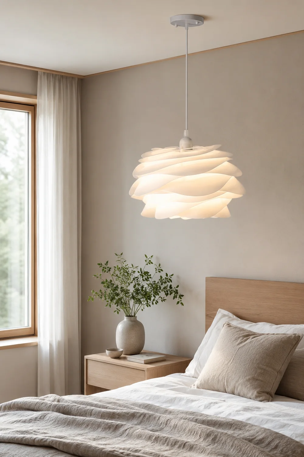Rose Floral Pendant Light - Lumpaz