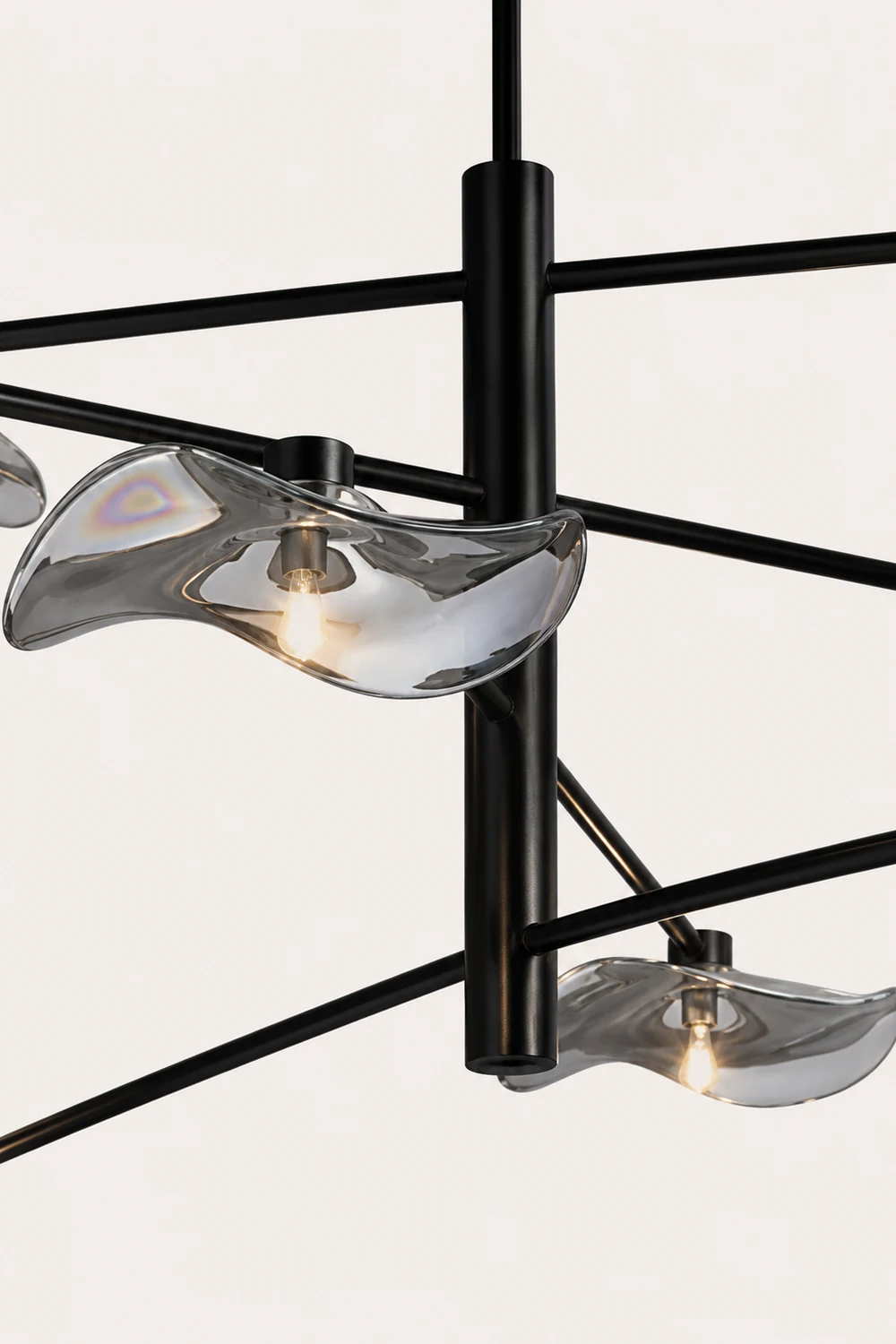 Lotus Leaves Glass Chandelier - Lumpaz