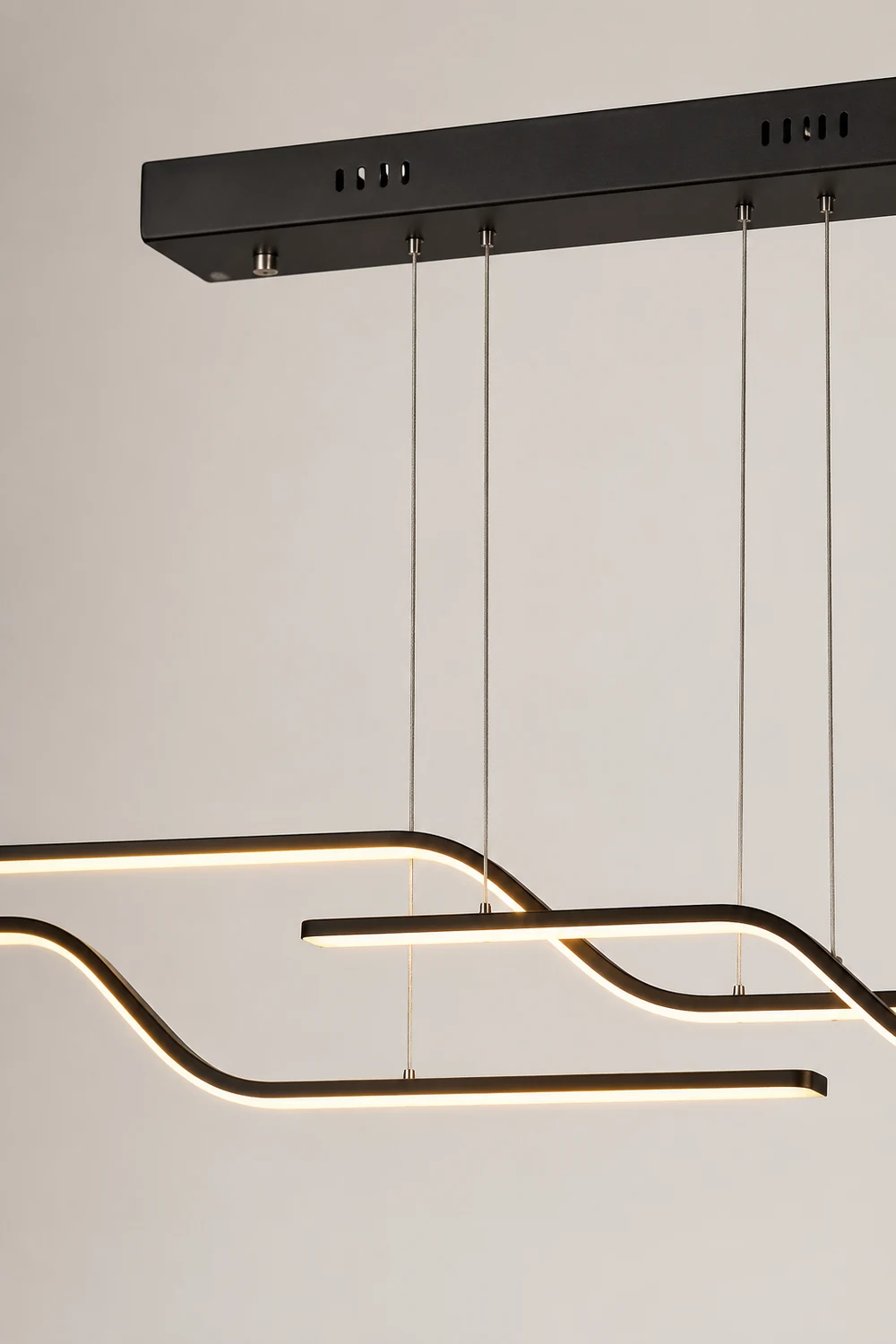 Minimalist Geometric Metal 3 Light Pendant Light, Dining Room - Lumpaz